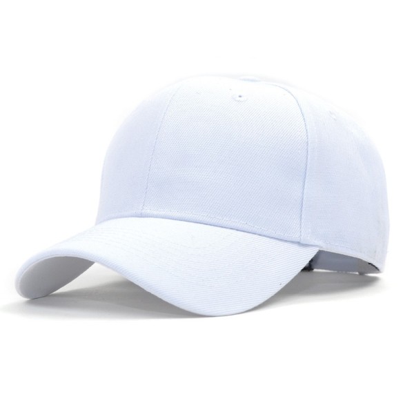 스탠다드 빠른모자제작 화이트 하드볼캡